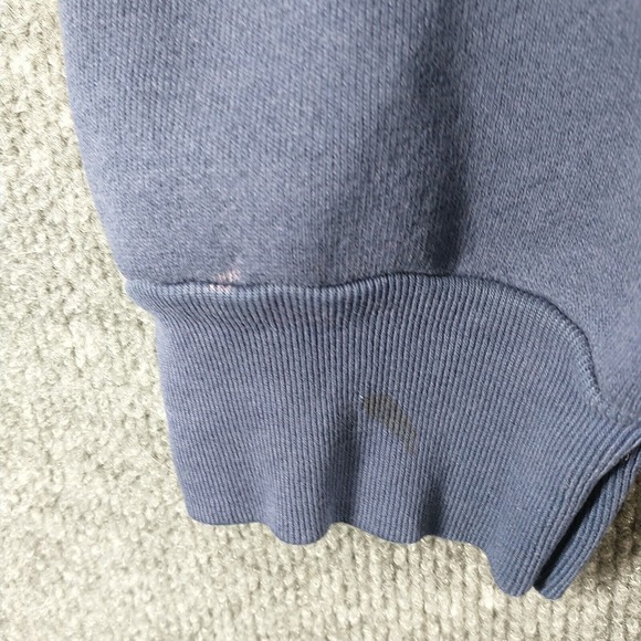 SCI Men's Snowshoe Pullover Sweatshirt Blue XXL Solid Embroidered Vintage USA - Picture 10 of 15